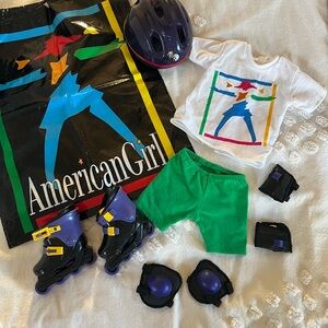Pleasant Company American Girl 1990s roller blading outfit for 18” dolls